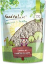 Hrană pentru a trăi - Psyllium Husk Powder, 1.5 Lire - Pure, Kosher, Vegan, Keto, Unflavored, Finely Ground, Bulk, Mixes Well, Rich in Soluble Fiber