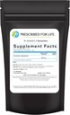 Prescribed For Life N Acetil L Glutamina Powder, Pur L Glutamina Amino Acids Supliment (12oz / 340g)