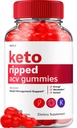 Keto Ripped ACV Gummies - Advanced Ripped Keto + ACV Greutate Management Gummies Apple Cidru Oțet Ripped ACV Gummies Supliment alimentar Recenzii Extra Putere (60 Gummies)