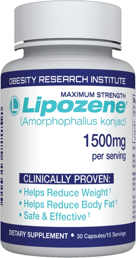 Lipozene® Dieta Suplimente de pierdere in greutate - 1 flacon 30 Capsule -