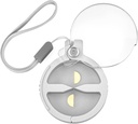 Durabil Pill Splitter, Precise Dual-Blade Aluminum Pilula Cutter pentru pastile mici și mari, Caz de pilula compact cu Lanyard pentru călătorie, Utilizare zilnică