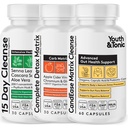 CandEase Matrix Pills & Colon Cleanser & Complete Detox Matrix Fast Kit Bundle 3pk 