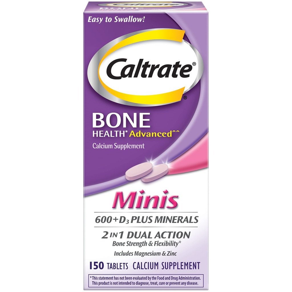 Caltrat Mini Calciu & Vitamina D3 Tablete 150 CT (PAC DE 2)