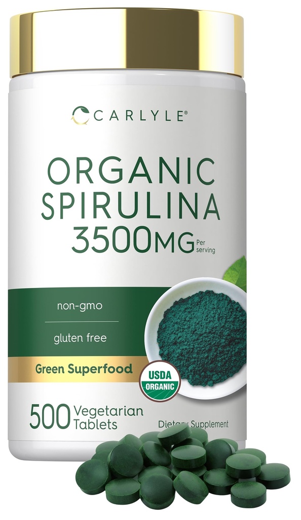 Carlyle Organic Spirulina Tablets 3,5mg 
