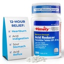 Reductor de acid în timp util Famotidină 20mg - Anatcid Acid Reflux Medicină pentru ameliorarea arsurilor la stomac și acid Indigestie Simptome - 200 comprimate