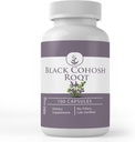 Ingrediente originale pure Black Cohosh Root, (100 capsule) întotdeauna pură, fără aditivi sau Fillers, Lab verificat