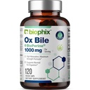 biophix Ox Bile 1000 mg împreună cu BioPerine 120 Capsule vegetale - Supliment de enzime digestive de absorbţie ridicată - Liver Metabolic GI Fat Suport metabolic