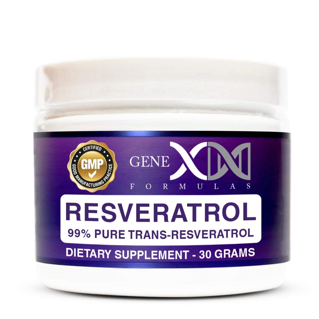 GENEX Trans Resveratrol 1000 mg pulbere Servind 99% Pure Micronized Pharmaceutical Grad 