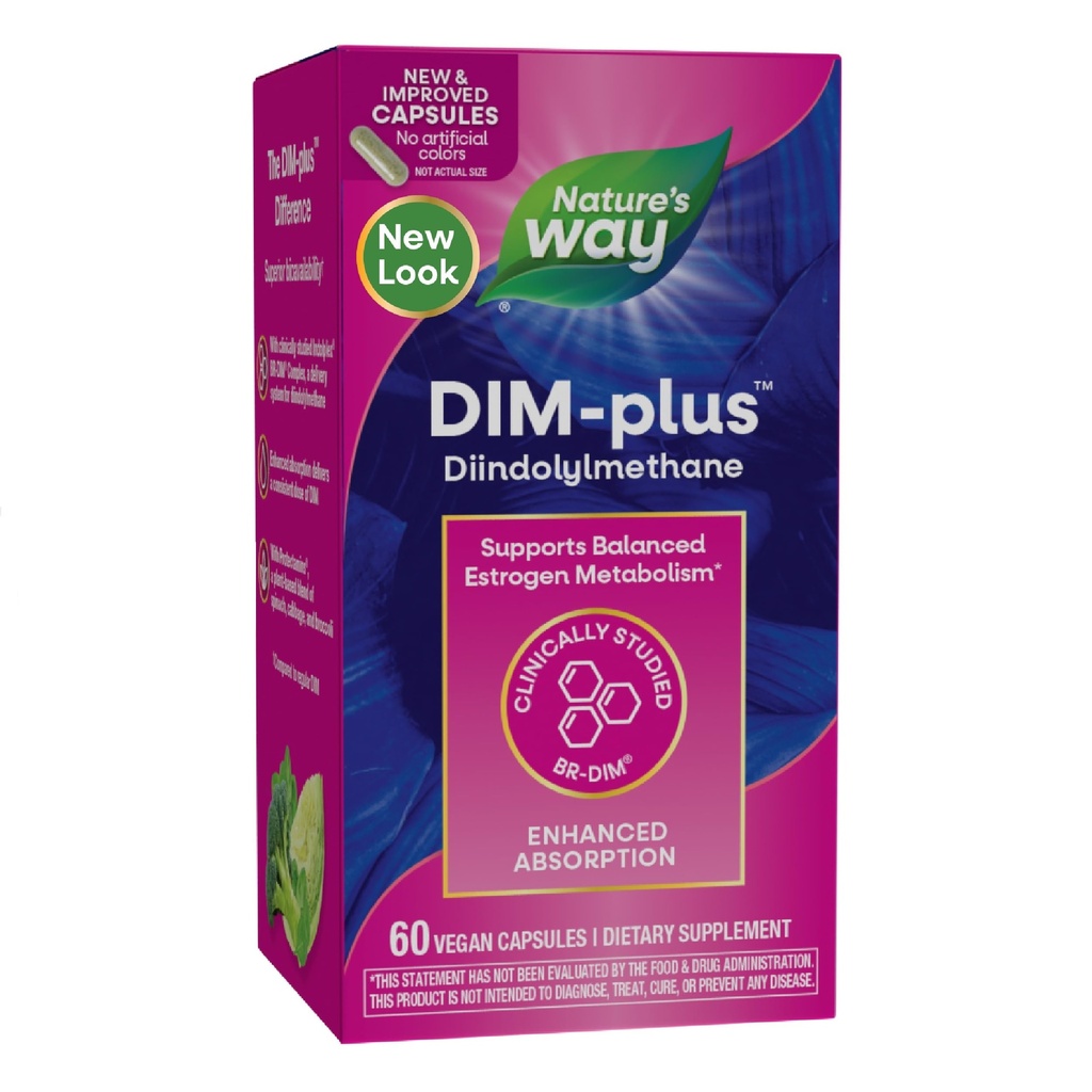 Natura's Way DIM-Plus, Diindolilmetan, 60 Vegan capsule