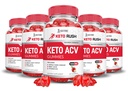 (5 Pack) Keto Rush Keto ACV Gummies Formula avansată B12 Vegan Non OMG 300 Gummys