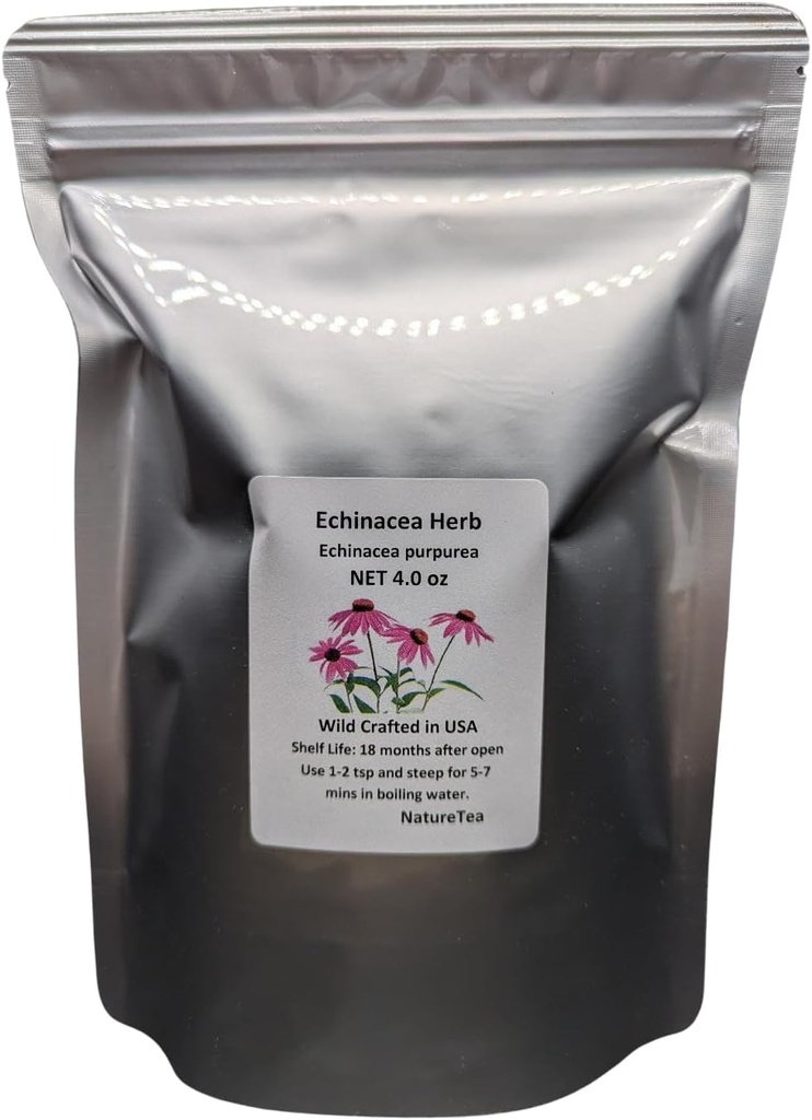 Echinacea Herb - Echinacea purpurea Loose Leaf C/S 100% din natură (2 oz)