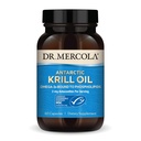 Dr. Mercola Antarctica Krill ulei - 1000 mg - Omega-3 Supliment cu EPA & DHA - Sprijină creierul, inima, comun și sănătatea imună - OMG-free, gluten-free și soia - 60 capsule (30 Servings)