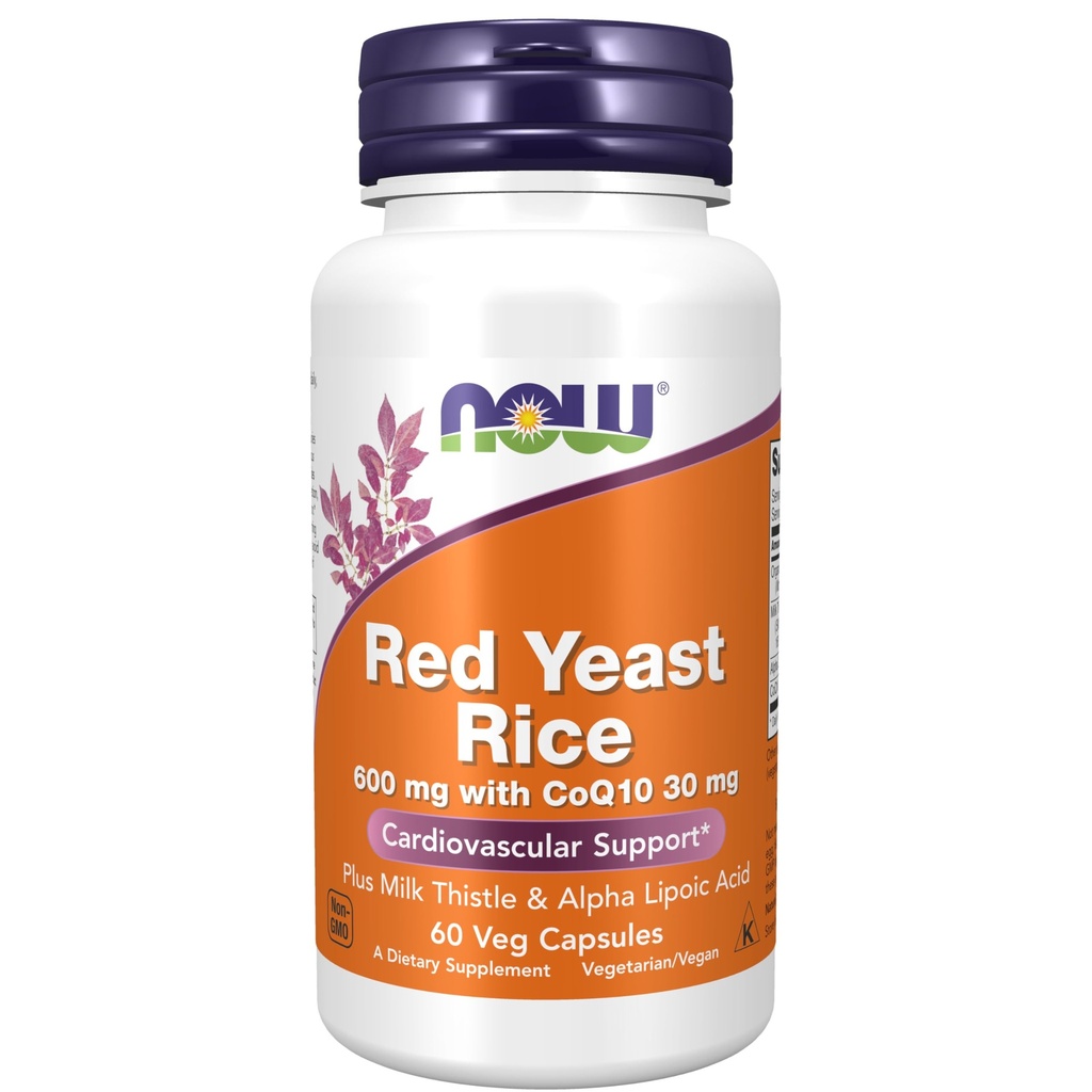 ACUM Alimente Suplimente, Red Yeast Rice cu CoQ10, plus lapte Thistle & Alpha Acid lipoic, 60 Veg Capsule