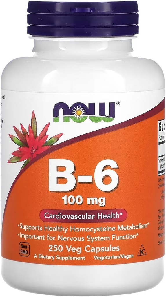 Acum alimente Vitamina B-6 250 Capsule/100mg