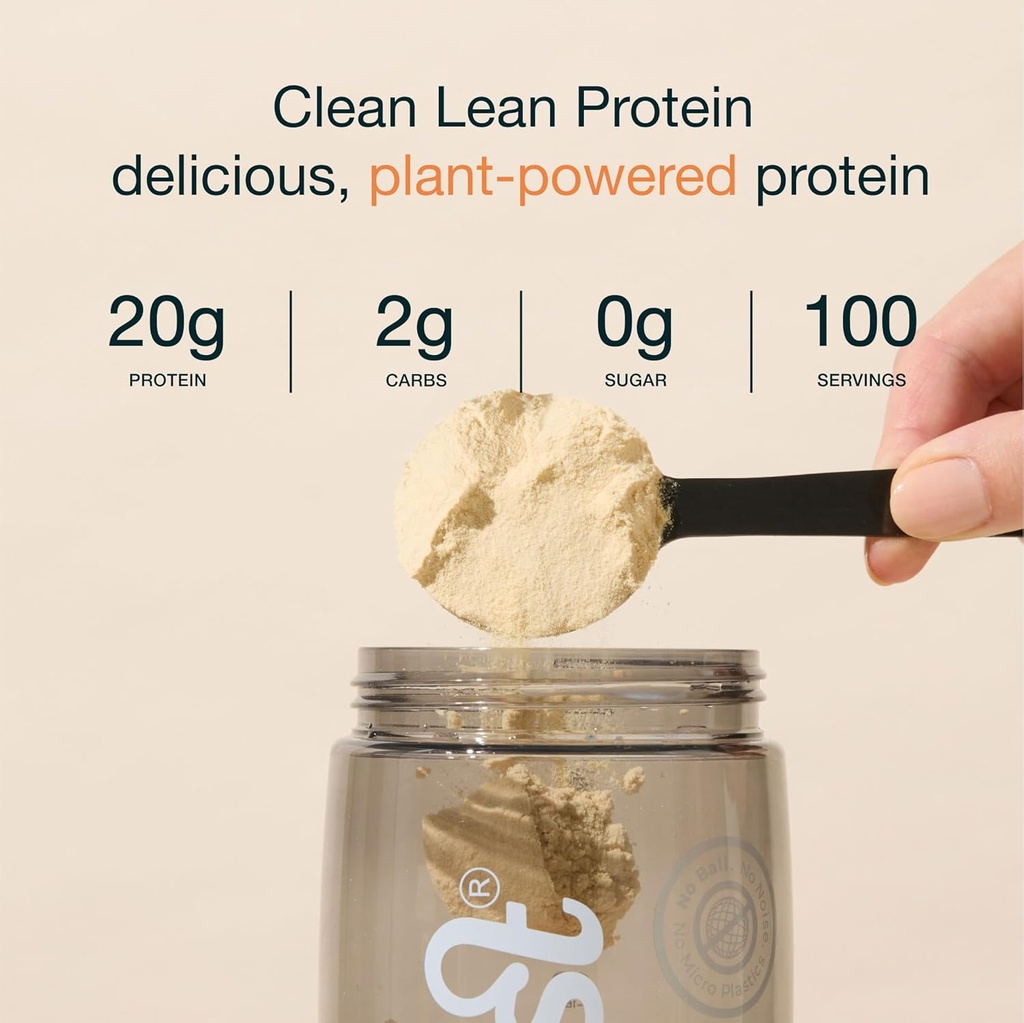 Nuzest - Pea Proteine pulbere - Proteina Lean curat, Premium Vegan plante pe bază de proteine pulbere, lactate gratuit, gluten gratuit, OMG-uri, Shake de proteine, Ciocolata bogata, 100 Serviri, 5.5 lb