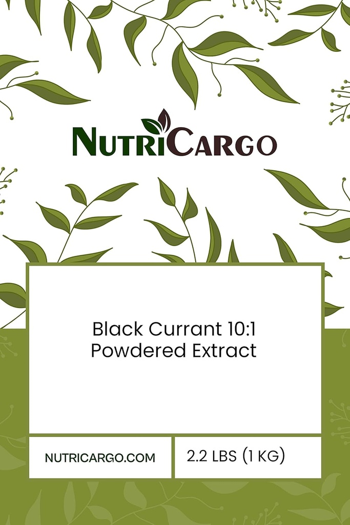 Coacăze negre 10:1 Extract praf 2.2 LBS (1000 G)