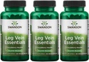 Swanson Leg Vein Essentials - eliberare întârziată - 60 Capsule de legume (3 ambalaj)