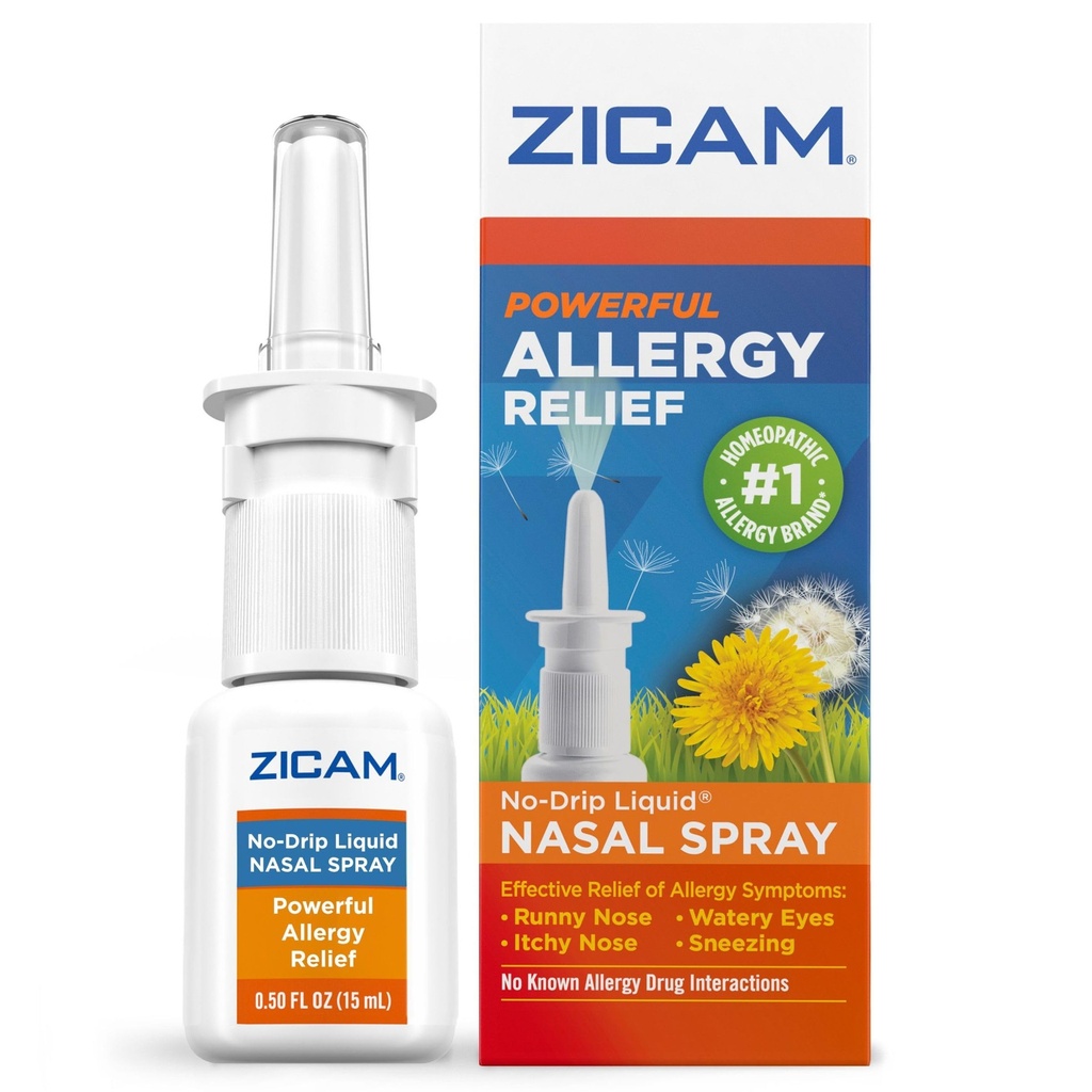 Zicam Alergie Relief No-Drip lichid Spray Nasal non-Drowsy, 0.5 Ounce