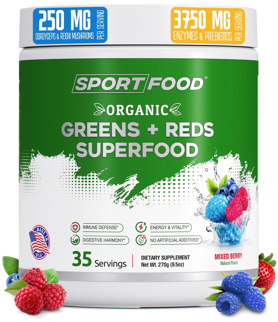 Greens & Reds Organic Superfood Powder 