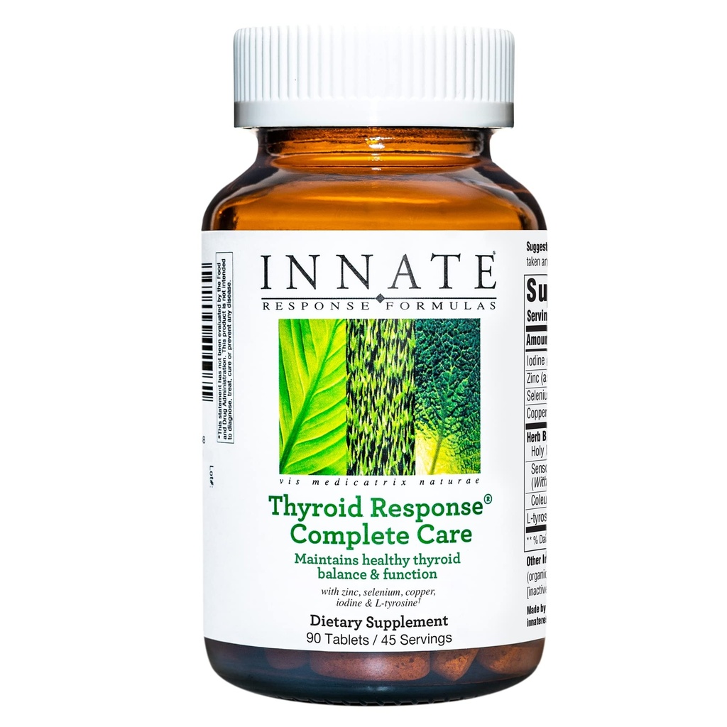 Formulari de răspuns DCIATE Răspuns tiroidian Îngrijire completă - Made with Ashwagandha - Menţine echilibru tiroidian optim şi funcţie - Vegetarian, Gluten-Free, Non-GMO - 90 comprimate (45 Servings)
