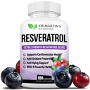 Rezistenţă suplimentară Resveratrol 1568 mg - 180 capsule - 3 luni de aprovizionare 