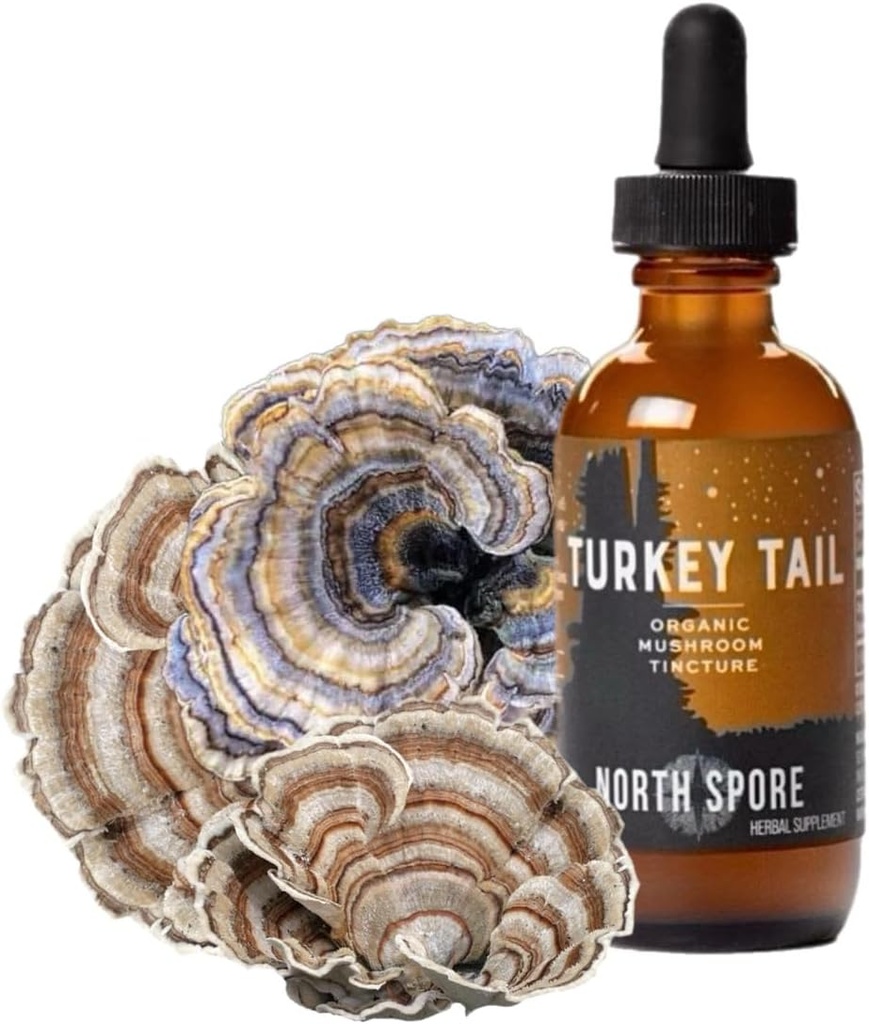 Nord Spore Organic Turkey Confirmat pentru potenta Tail Tincture 