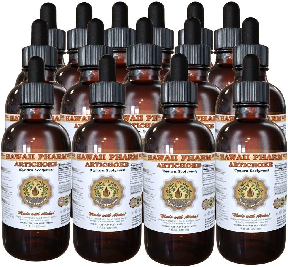 Anghinare Extract lichid, Anghinare organică (Cynara scolymus) Tinctură 15x4 oz