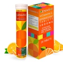 Vitamina C 1000 mg Comprimate efervescente Vitamina cu Zinc Potasiu Magneziu E Vitamina Vitamina C Efervescente para Adulto Zinc și vitamina C 20 comprimate