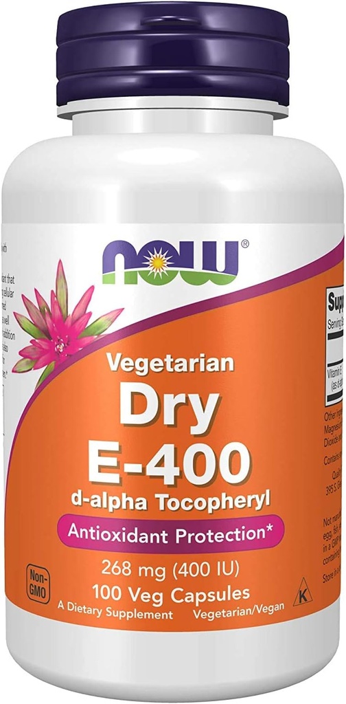 Acum alimente Vitamina E-400 uscat - 100 capsule (2 ambalaj)