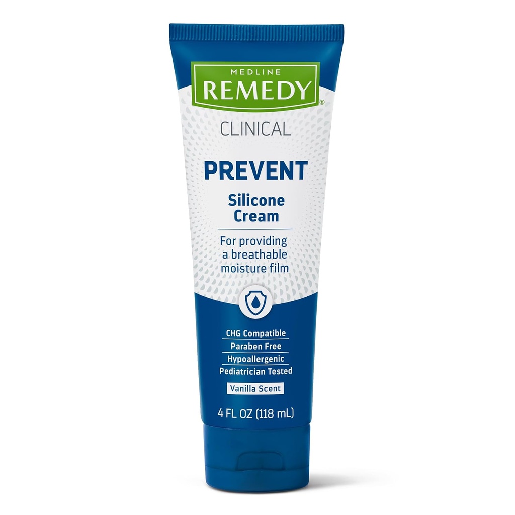 Medline Remedy Clinic Silicon Cream, Vanilla parfumat, 4 oz.