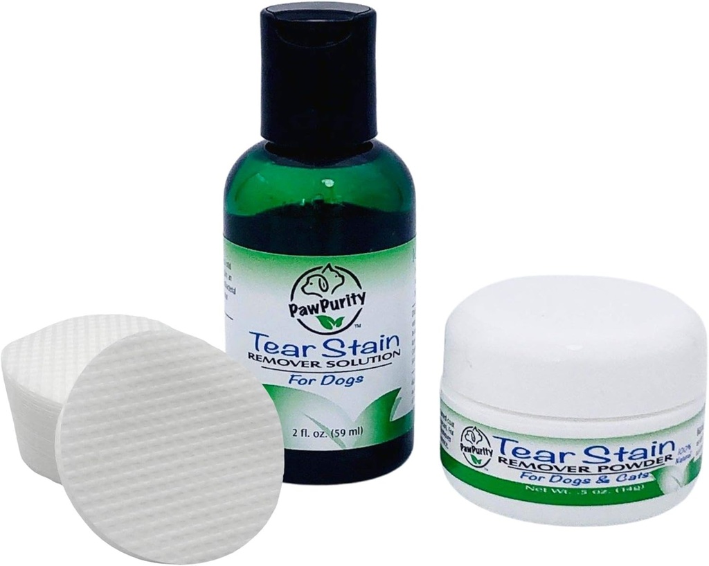 PawPurity Tear Stain Remover Starter Kit pentru câini 