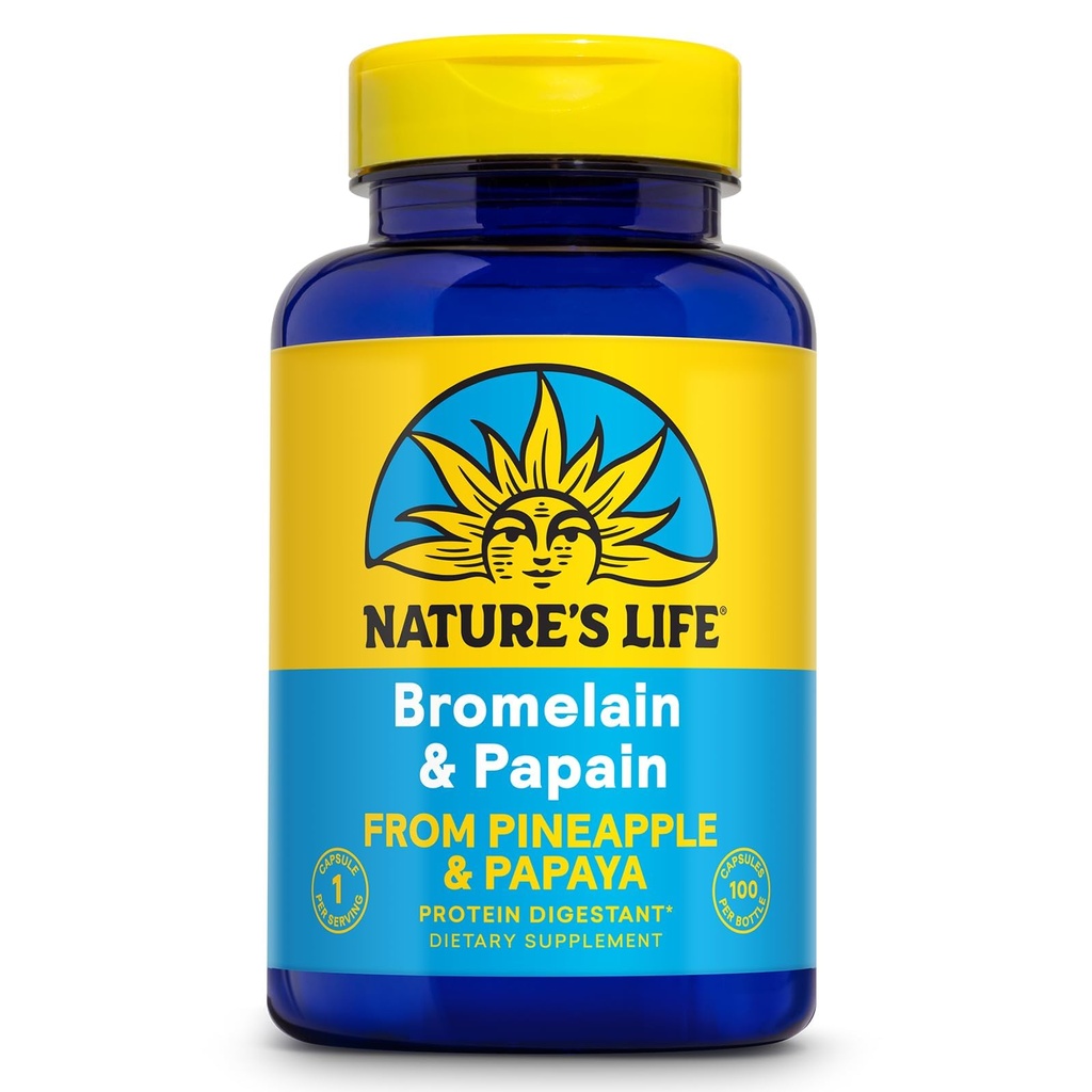 Natura's Life Bromelain & Papain 
