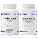 Tesseract Medical Research Optimal Gut & tesut Bundle, Butyric Acid Complex gastro-intestinal şi Curcumin Metabolite Supliment comun de ajutorare