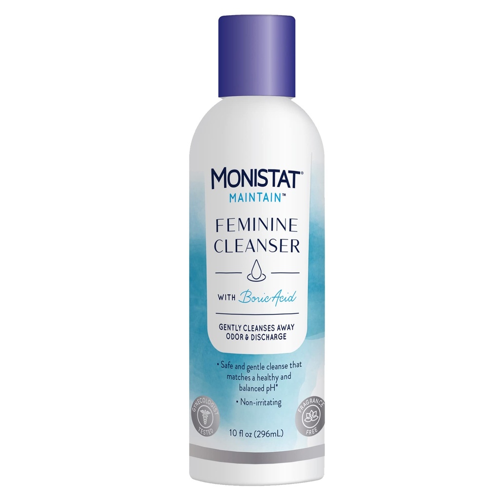 Probiotic Rephresh pentru femei 30 capsule & Acid boric Monistat Feminin Cleanser 10 Fl Oz