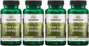 Swanson Olive Leaf Extract capsule cu 20% Oleuropein - (60 capsule, 750 mg fiecare) 4 ambalaj