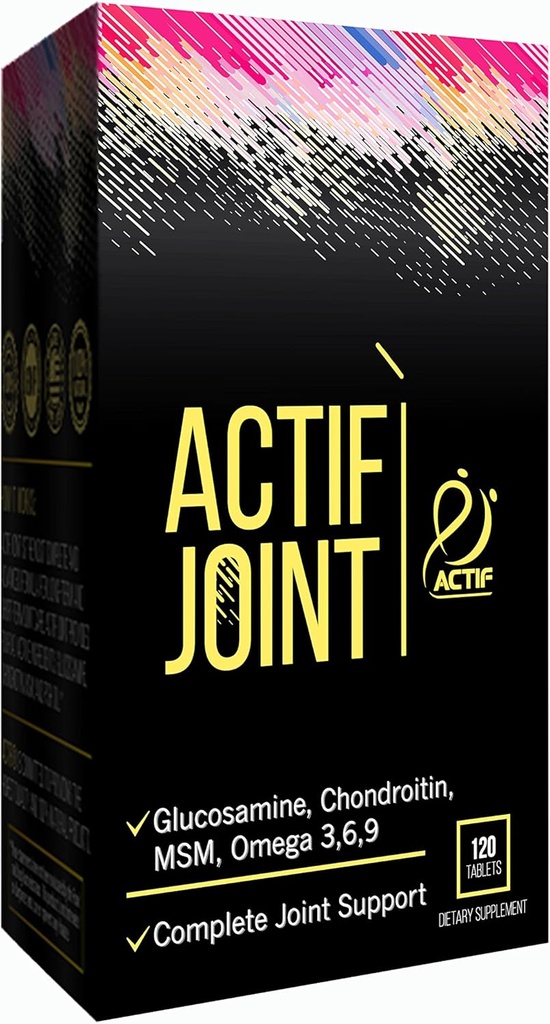 ACTIF Supliment comun 4-in-1 Rezistență maximă de ajutor rapid, Formula de sprijin comun complet, non OMG, 120ct, Made in USA