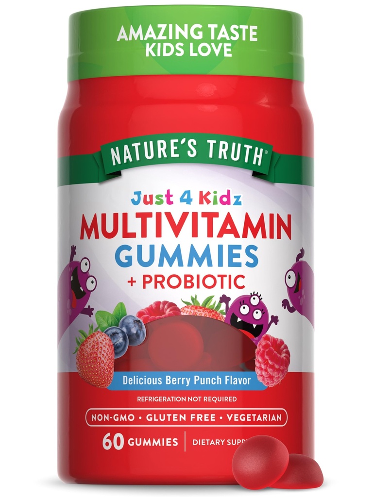 Adevarul Naturii Copii Multivitamine Gummies cu Probiotice 