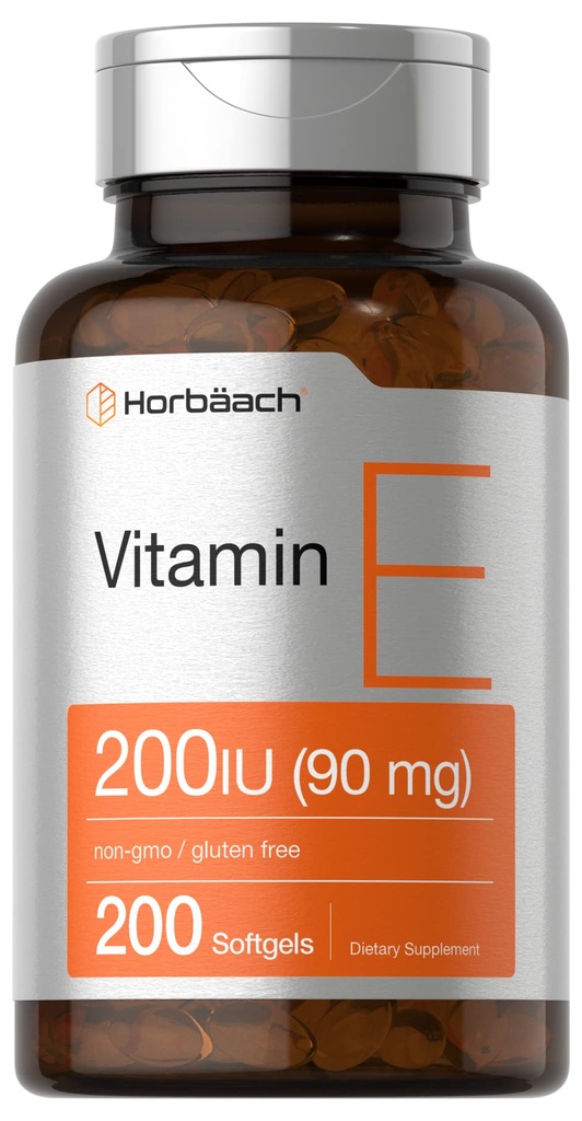 Horbäach Vitamin E Softgel Capsule 200 UI 