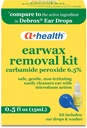 Kit A+Health Earwax, Carbamidă Peroxid 6,5%, Made in USA, Drops and Ear Bulb Syringe, 0,5 Ounces