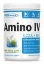 Pescience Amino IV BCAA & EAA Powder, Essential Amino Acids, Taurina, Electroliti pentru Hidratare si Recuperare Musculară, Zahăr gratuit pentru bărbați și femei, Post Workout - Sour Green Apple - 30 Servings