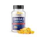 Omega 3 Fish Oil 2,000mg- Pharmaceutical Grad. 1000mg EPA 500mg DHA. Capsule fără gust de peşte. Toate naturale, organice, non OMG, gluten gratuit pentru bărbați și femei.