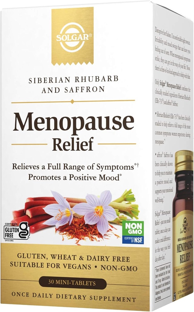 Solgar Menopause Relief - 30 comprimate