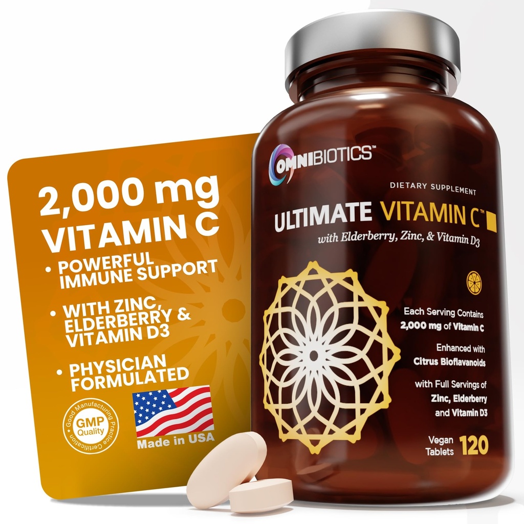 OmniBiotice Ultimate Vitamina C Suplimentul 2000mg 