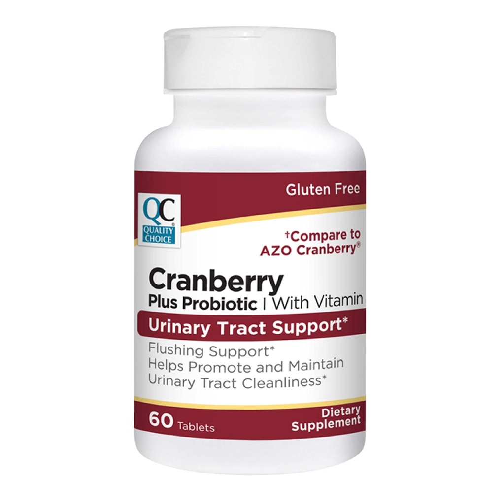 Calitate alegere tract urinar Suport Cranberry + tablete probiotice cu vitamine 60 Număr
