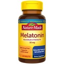 Natura făcut Melatonina 10 mg Suplimentul alimentar pentru somn odihnitor, 30 Conte, 30 zile de aprovizionare