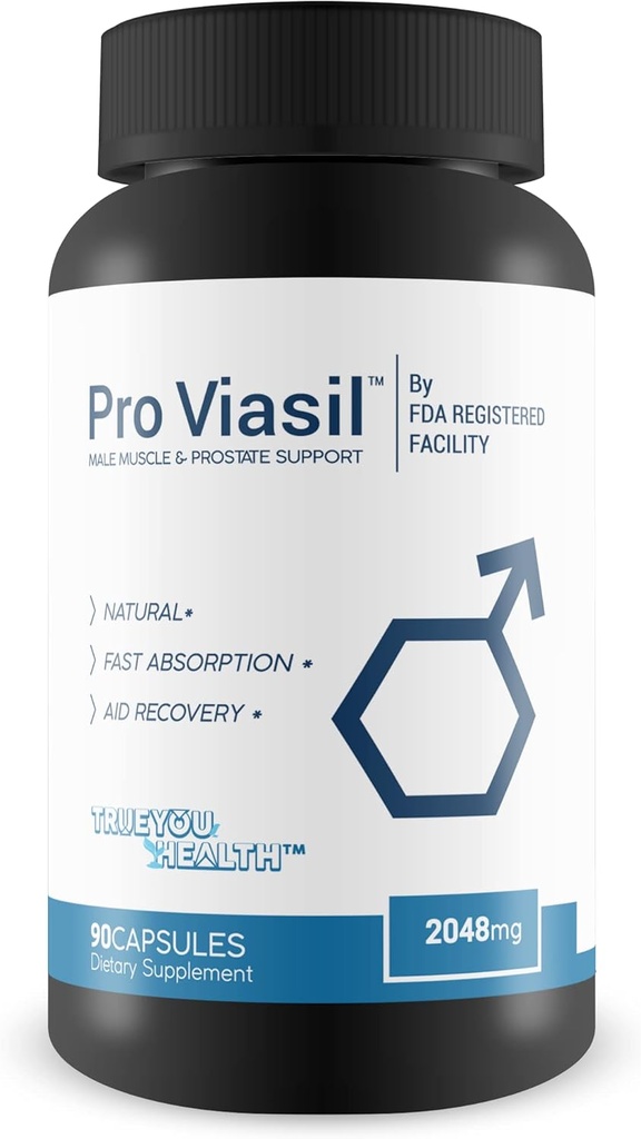 Pro Viasil Prostate Support - Promovarea sanatatii de prostata cu antioxidant natural & Turmeric Formula - Pro Pastile pentru barbati cu zinc - Promovarea functiei prostate sanatoase cu vitamina D & Ceai verde