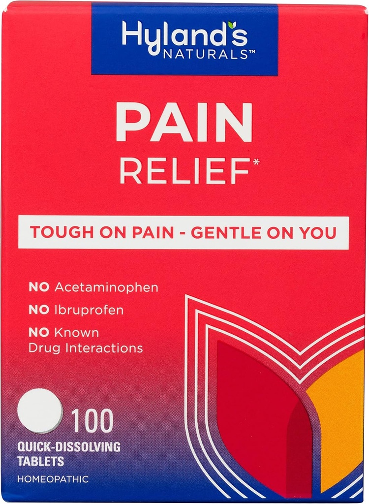 Hyland naturale durere de relief pentru gât spate umăr musculare și tablete articulare, 100 Conte