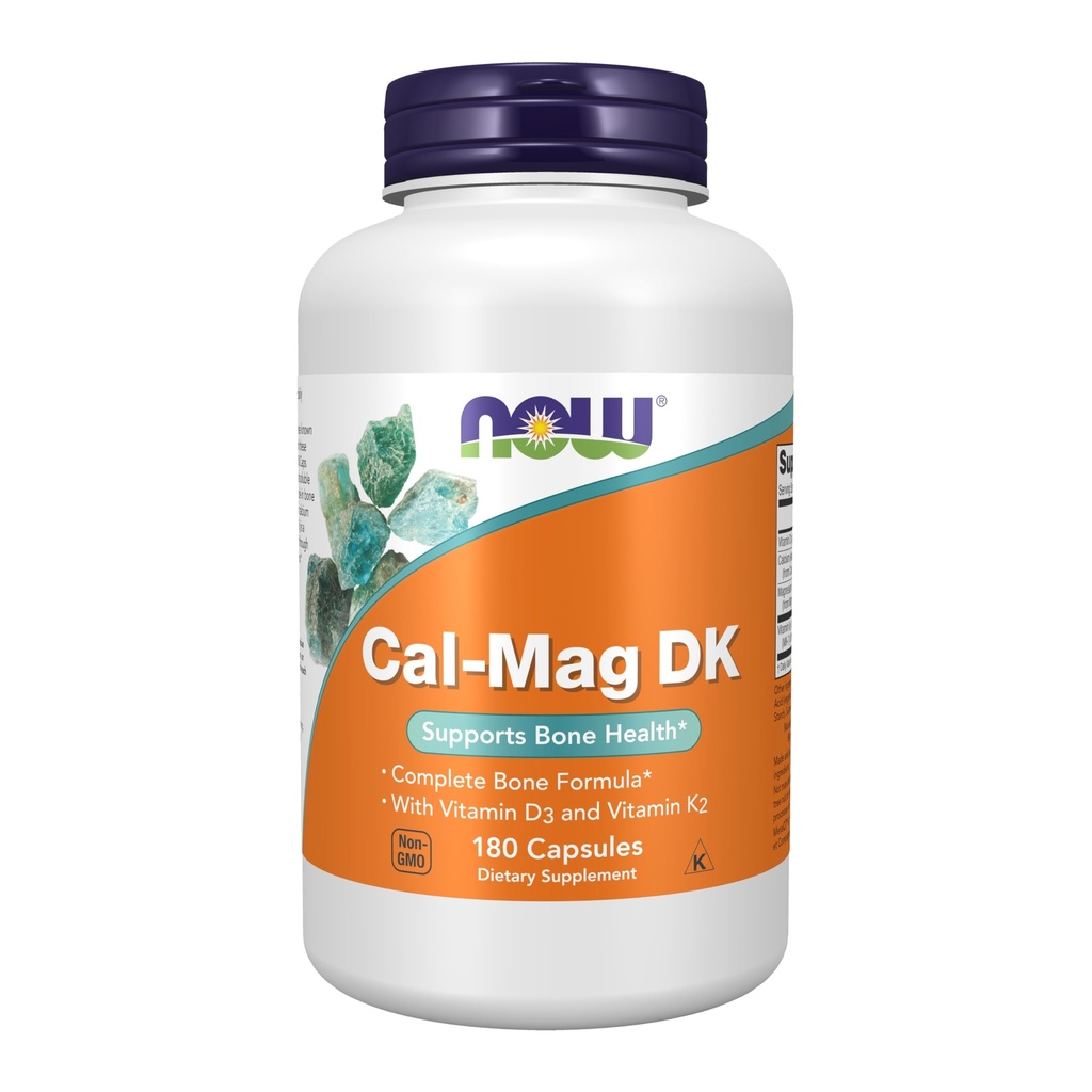 ACUM alimente Suplimente, Cal-Mag DK cu vitamina D-3 și vitamina K-2, susține sănătatea osoasă*, 180 capsule