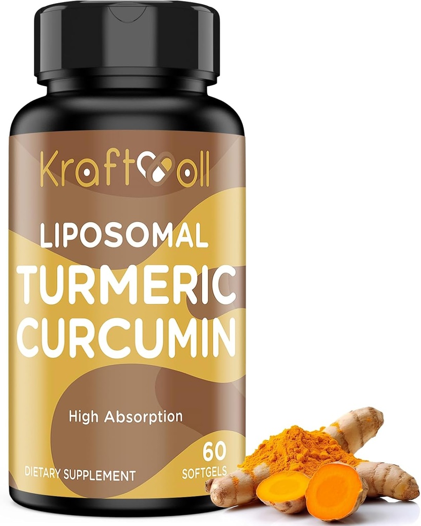 Liposomal Curcumin Supliment 60 Softgels