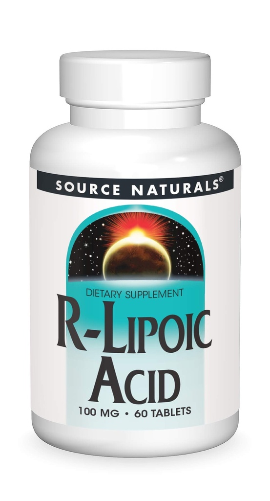 Sursa Naturals R-Lipoic Acid, 100mg - 60 comprimate